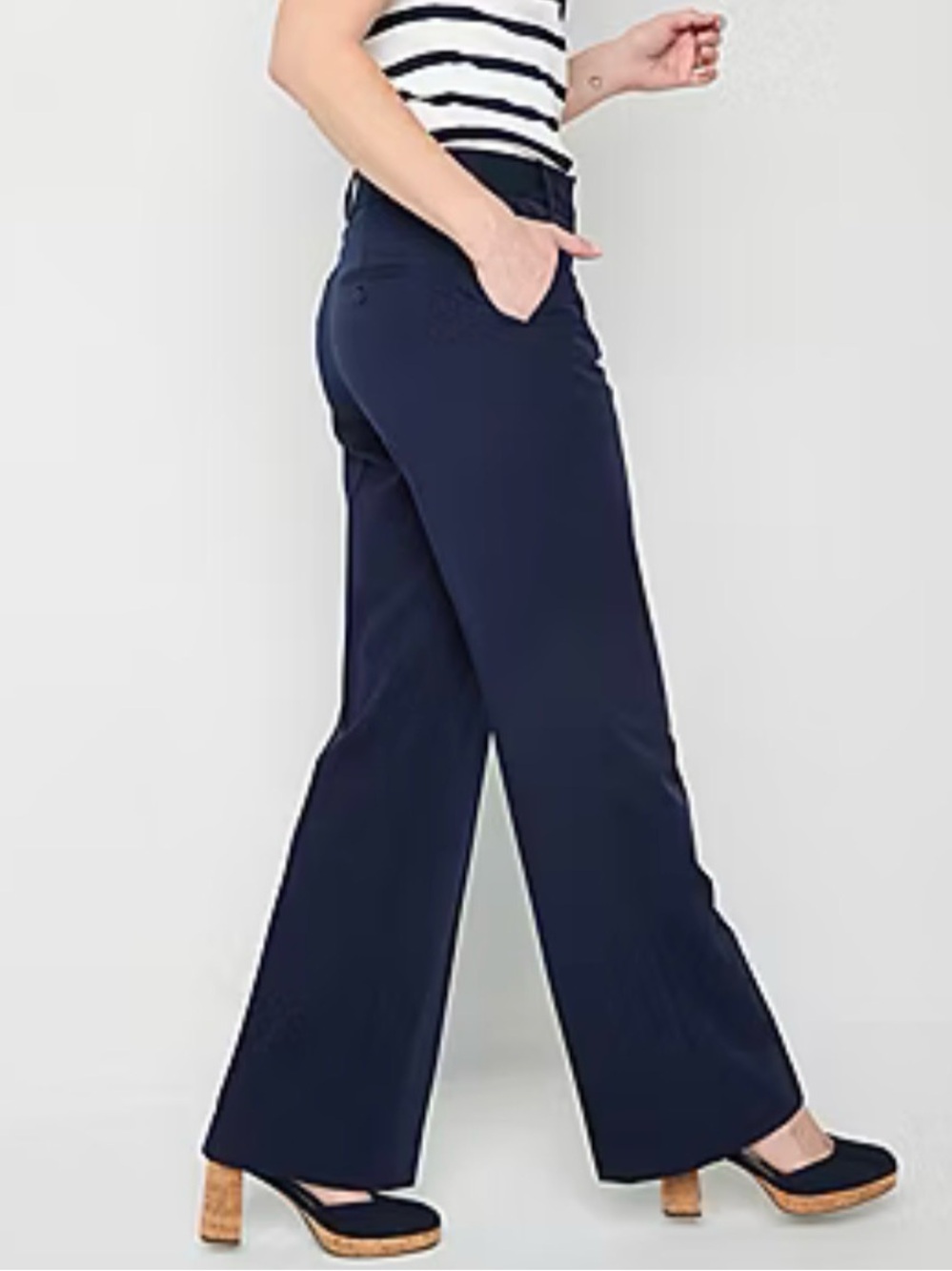Worthington Womens Modern Perfect Trouser - Petite